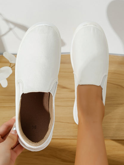 Women's Suede Slip-On Low-Top Casual Sneakers