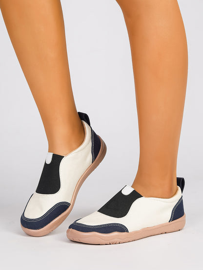 Women's Color Block Slip-On Casual Sneakers