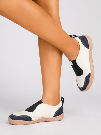 Women's Color Block Slip-On Casual Sneakers